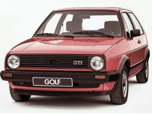 Die nächste Stufe wird gezündet: Golf II GTI&nbsp;(1984–1991).