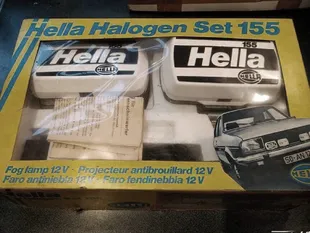 39661:Hella 155 chrome driving light lamp Porsche 911 S Targa Jaguar XJ XJS