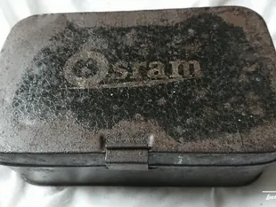 41269:Vintage Osram metal bulb box VW Beetle Porsche 356