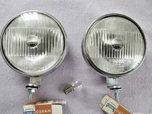 39701:Bosch chrome fog light VW Beetle Porsche 356