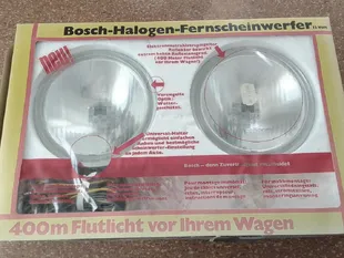 42637: Bosch Chrom-Nebelschlussleuchte mit Warnleuchte für VW und Porsche