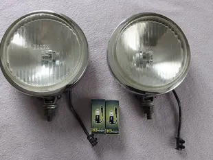 41315: Bosch Halogen-Nebelscheinwerfer in Chrom für VW, Porsche, Mercedes W113 Pagode, W111