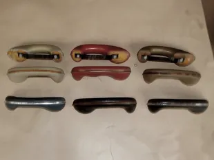 Gebrauchte, komplette Armlehnen, T1/T14 8/59-7/66 zum aufbereiten,