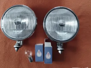 41343: Bosch Chrom-Fernscheinwerfer für VW Käfer, Bus und Porsche 356