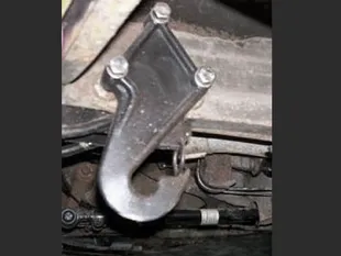 Originaler vorderen Abschlepphacken für VW Bus T2